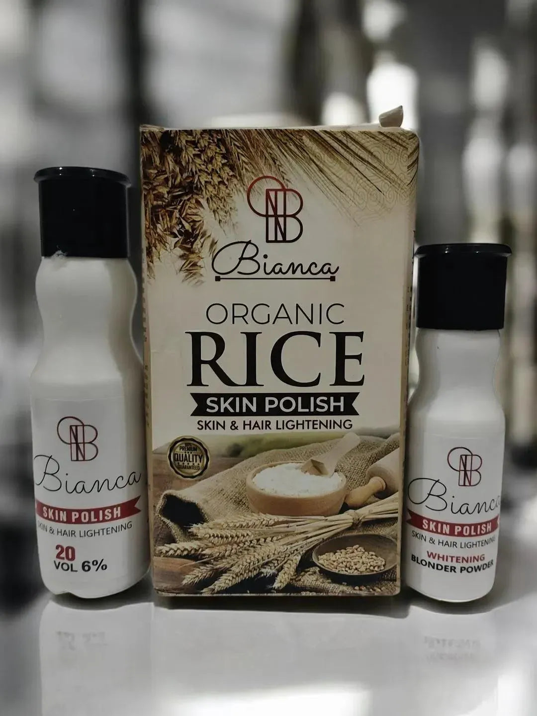 Bianca Organic Rice Skin Polish Whitening Brightening 6%